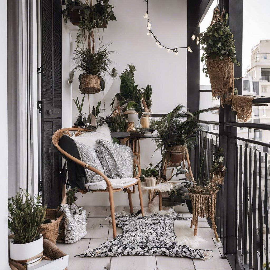 Trendy Accessories to Elevate Your Small Balcony