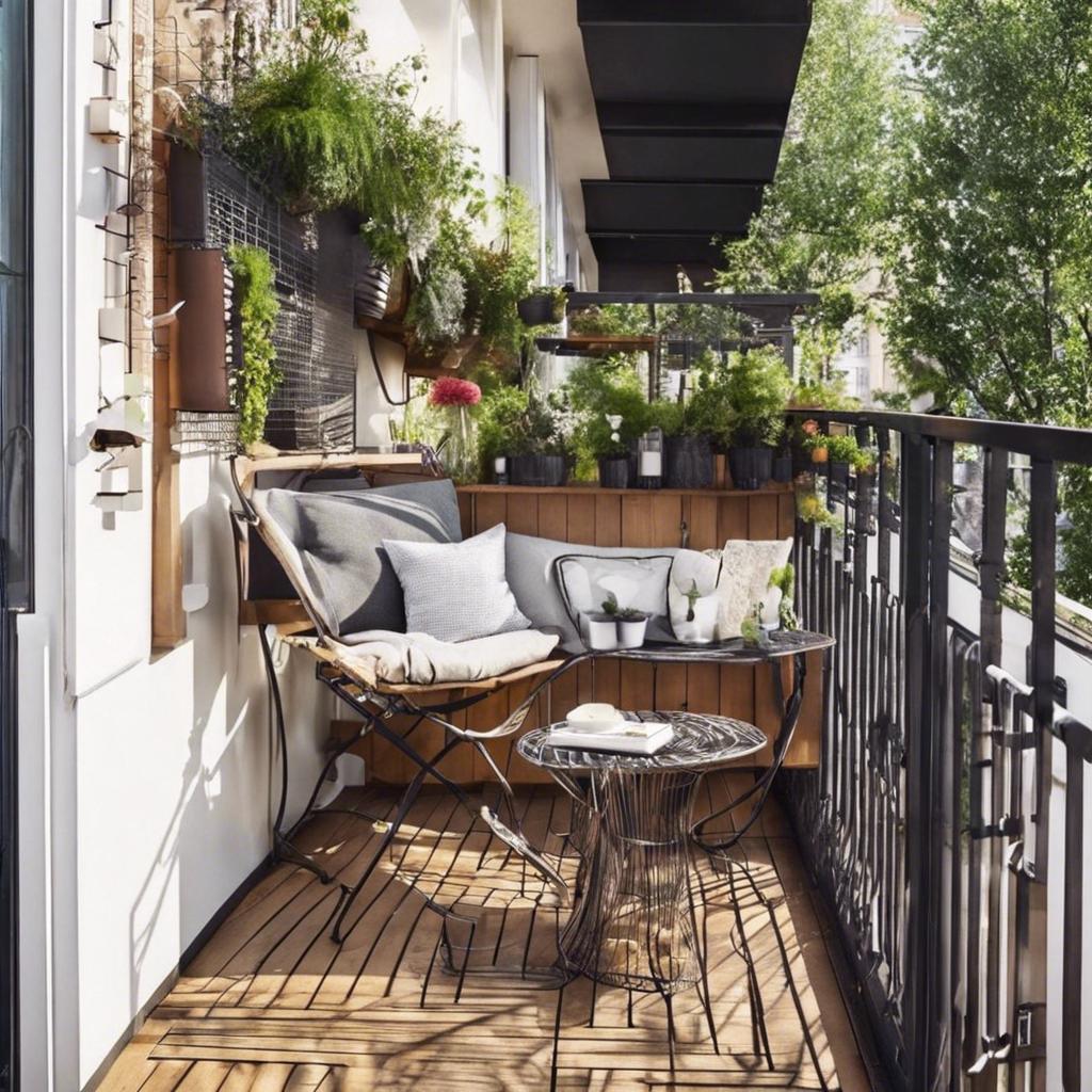 Trendy Trends in⁢ Small Balcony Design