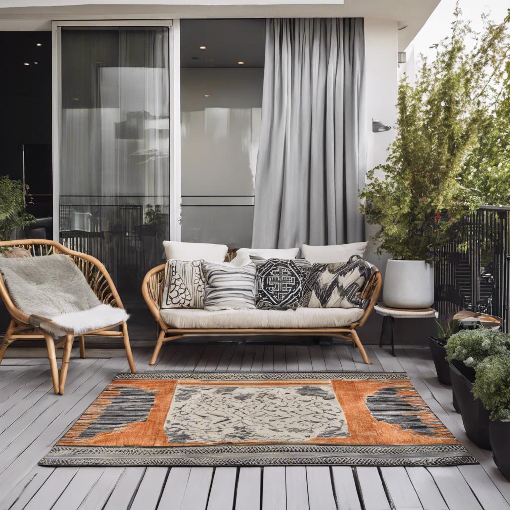 Using ⁤Rugs to Define Space in⁤ Your Small Balcony