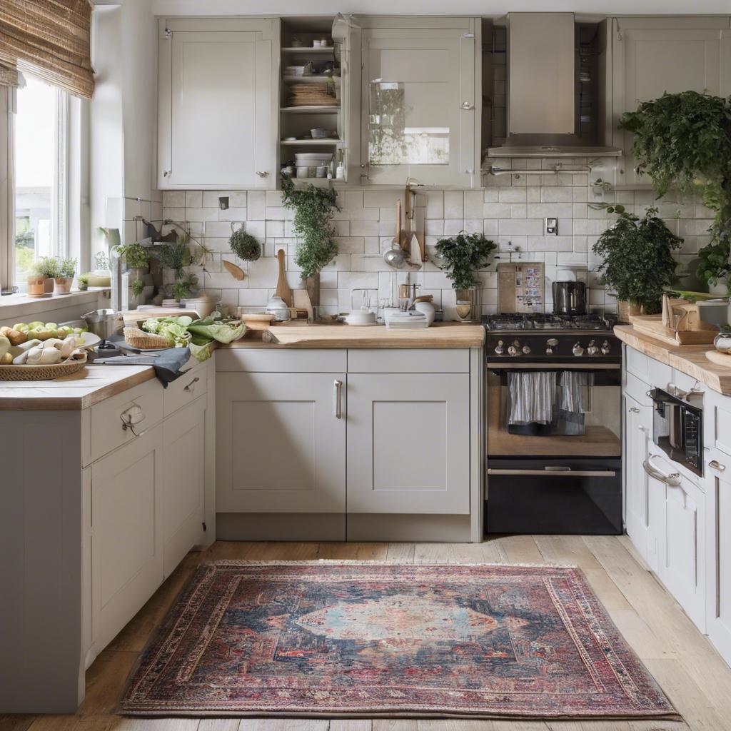 Using Rugs to Define Spaces in Small⁢ Kitchens