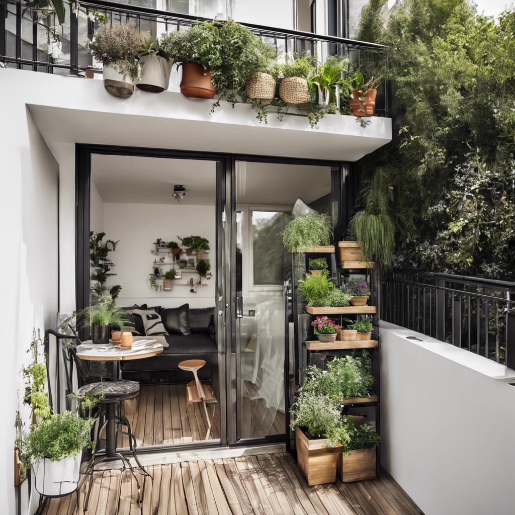 Using Vertical Space to Your Advantage on a ⁢Small Balcony