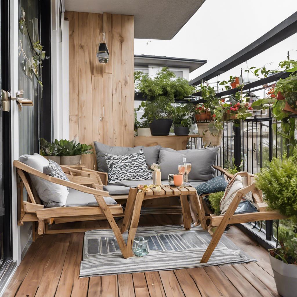 Utilizing Multi-Functional Furniture ​in a​ Small Balcony