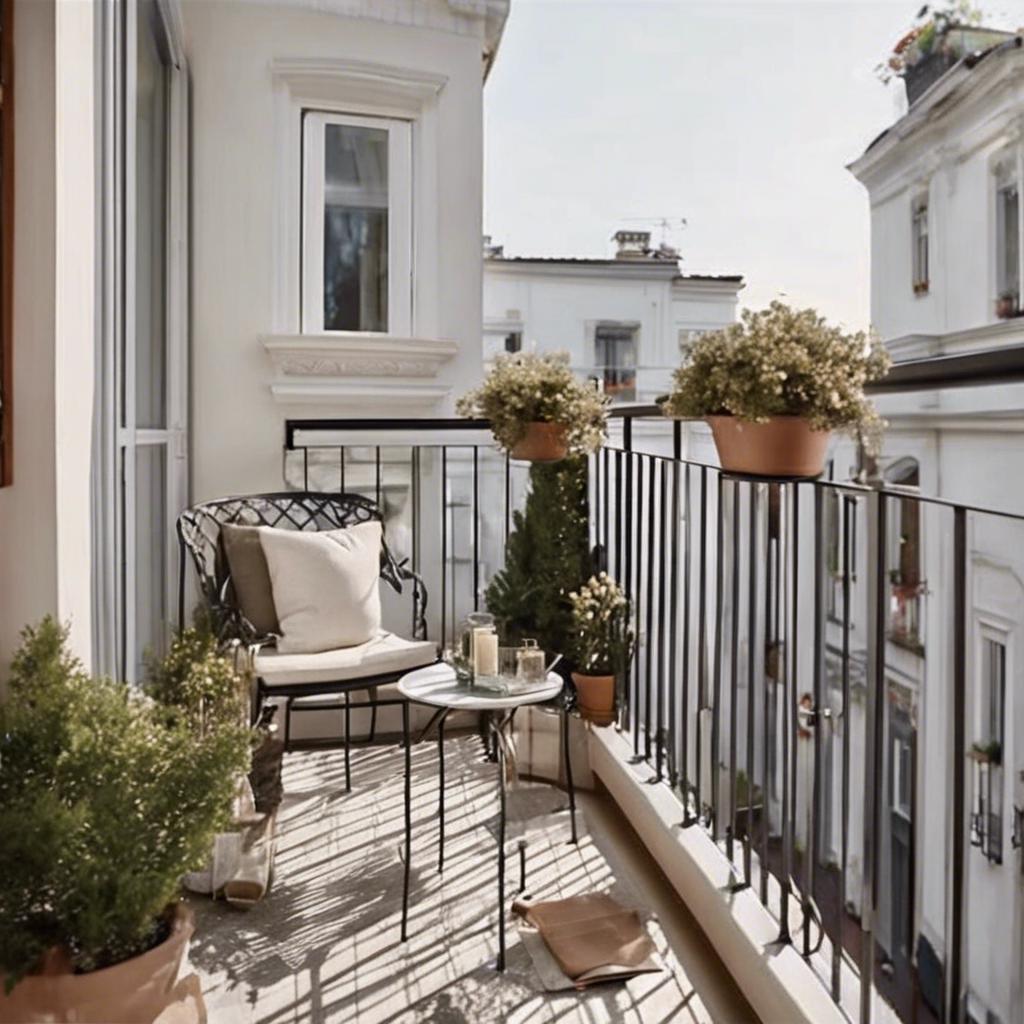 Utilizing ⁤Small Balcony Railings for Creative Solutions