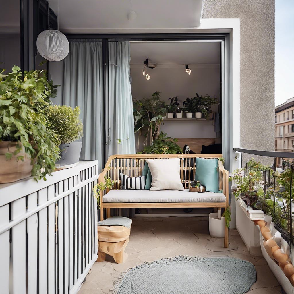 Utilizing Smart Storage for Clutter-Free Small Balconies