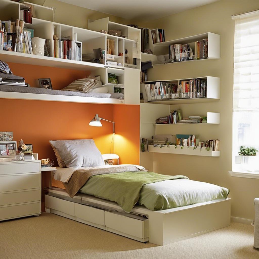 Utilizing Wall Space: Shelving Ideas for Small Bedrooms