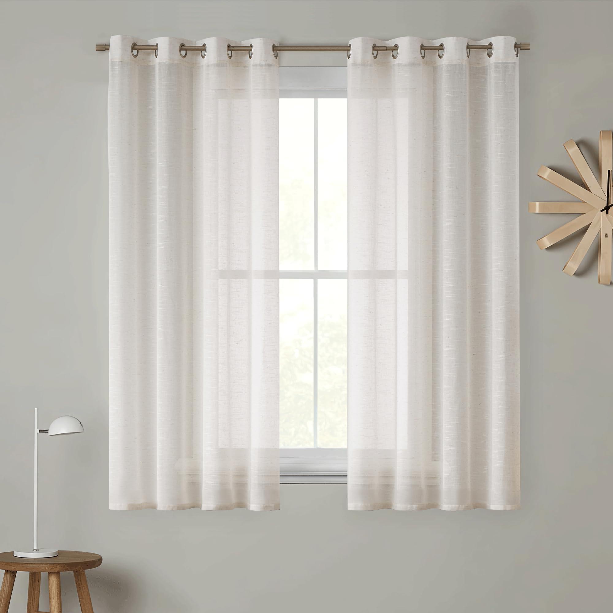 Focus on natural⁣ light by using‍ sheer curtains in your living room