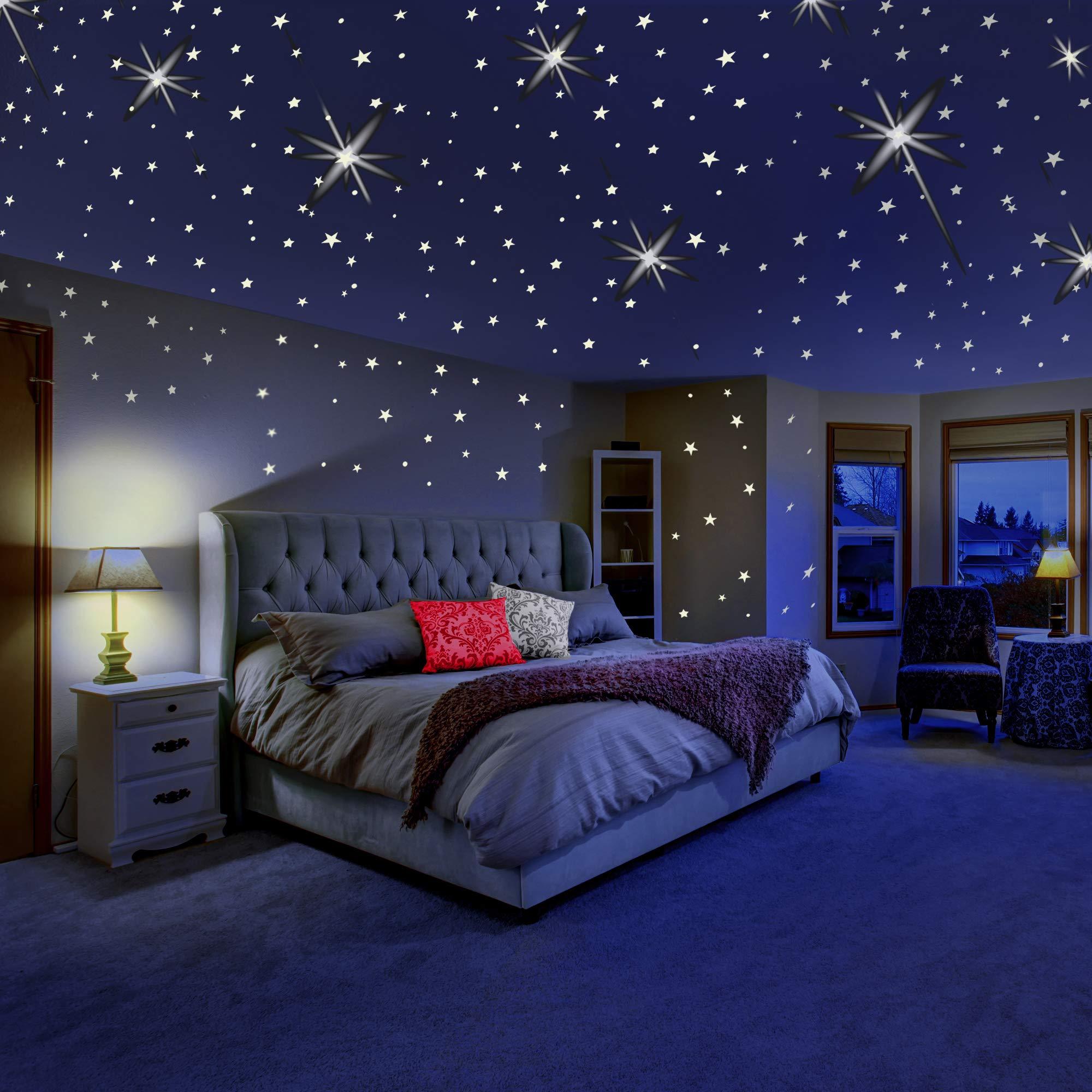 Install a starry night ceiling⁣ for a dreamy boy nursery experience