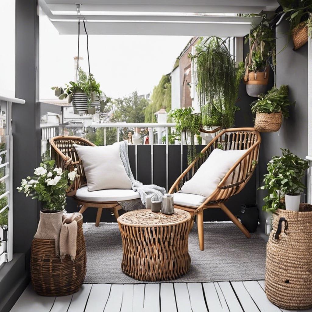 Versatile Furniture ​Options for a Small Balcony