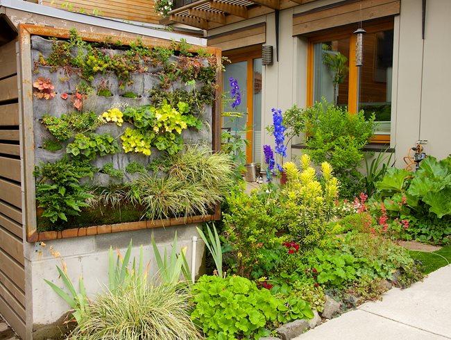 Create ⁢a vertical garden to maximize space and beauty in front yard landscaping