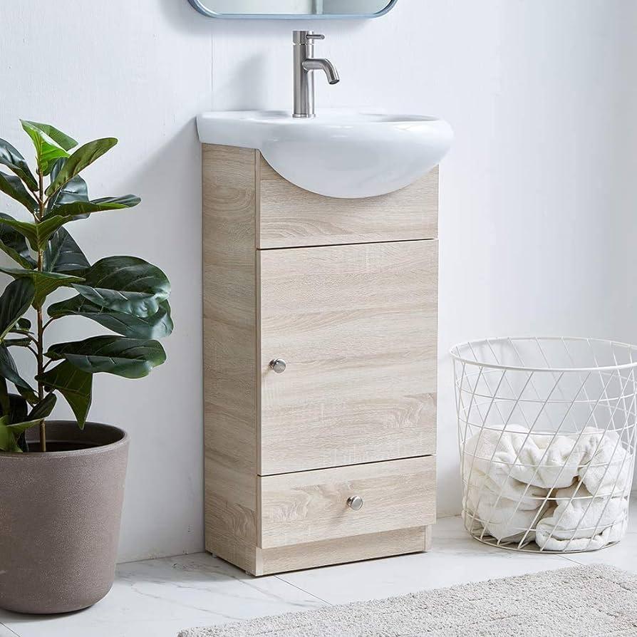 Choose a compact⁤ vanity for your narrow bathroom to save floor space