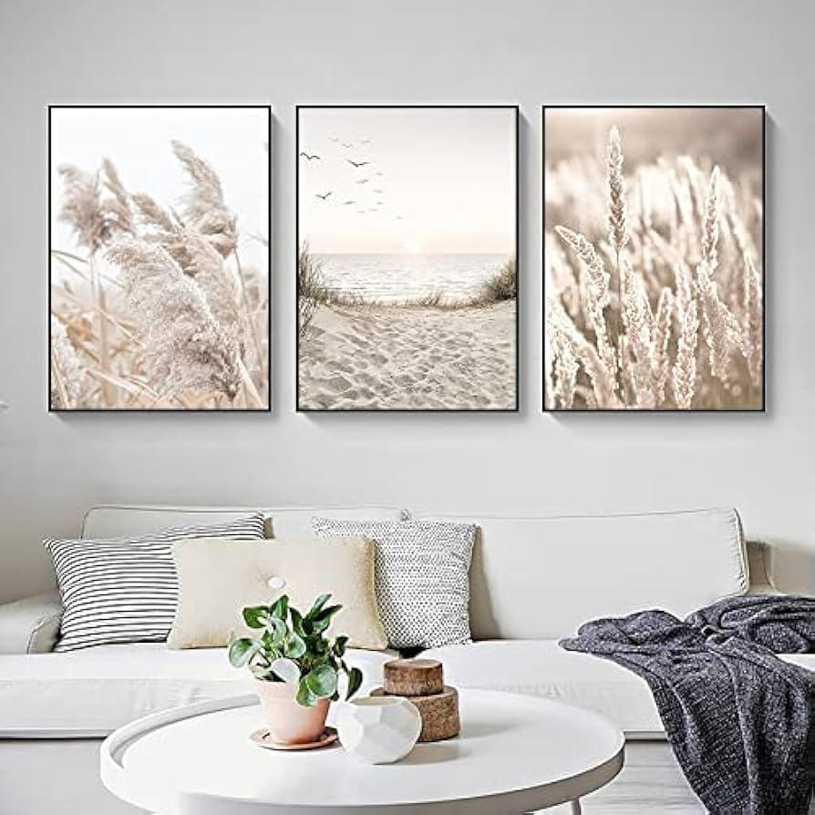 Hang nature-inspired⁣ artwork to elevate the aesthetics of your ⁤earthy living room