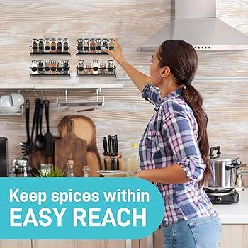 Use tiered ⁣trays for organizing spices and condiments ​in ‍your galley kitchen