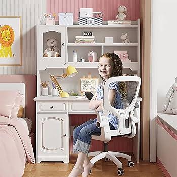 A stylish desk for homework and creative projects in your teen girl bedroom