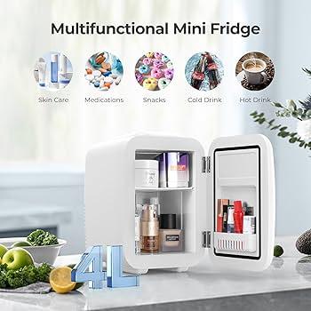 A mini fridge for snacks and drinks in your teen girl bedroom