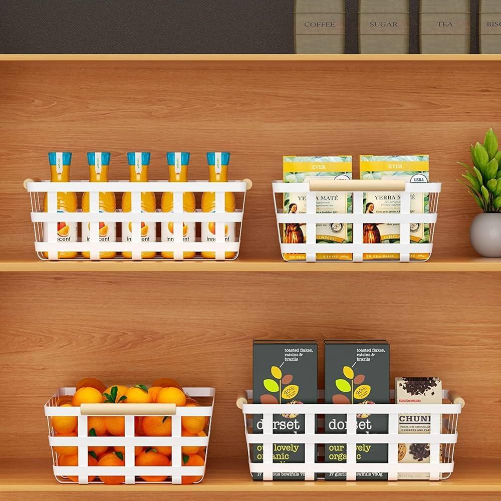 Functional organizers for a clutter-free farmhouse kitchen experience