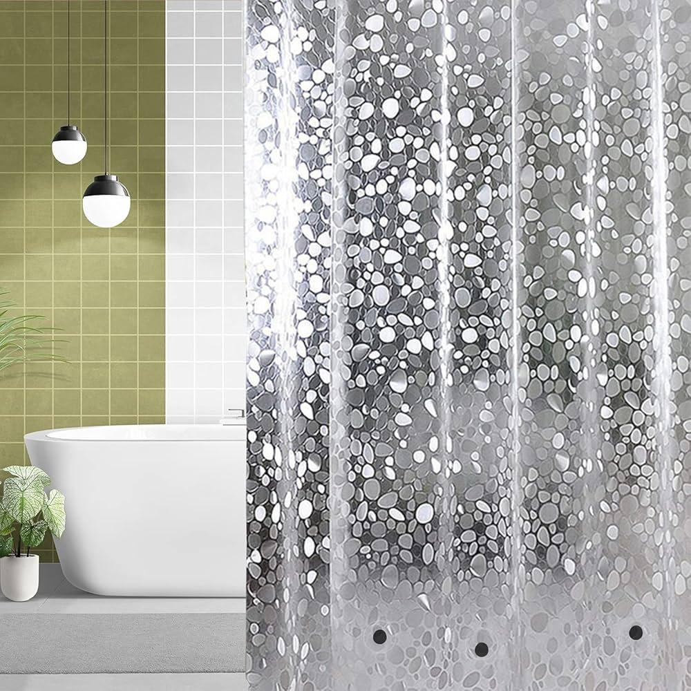 Choose a ⁢clear shower curtain to open‍ up ⁤your small bathroom