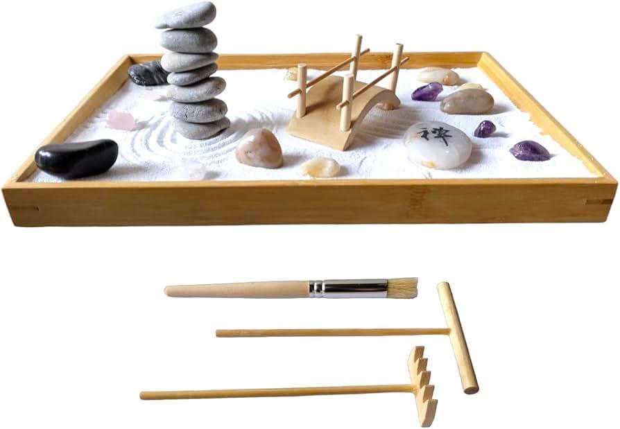 Choose natural materials for your Zen Garden to enhance harmony with nature