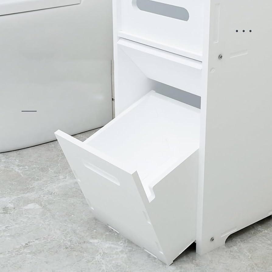 Install a ⁤slim medicine cabinet for discreet storage in⁢ your narrow bathroom