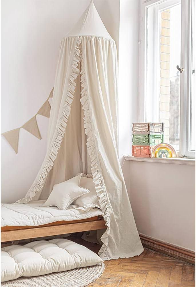 Use a cozy canopy to⁣ create a serene‍ nook‍ in​ the ​Nursery Nook