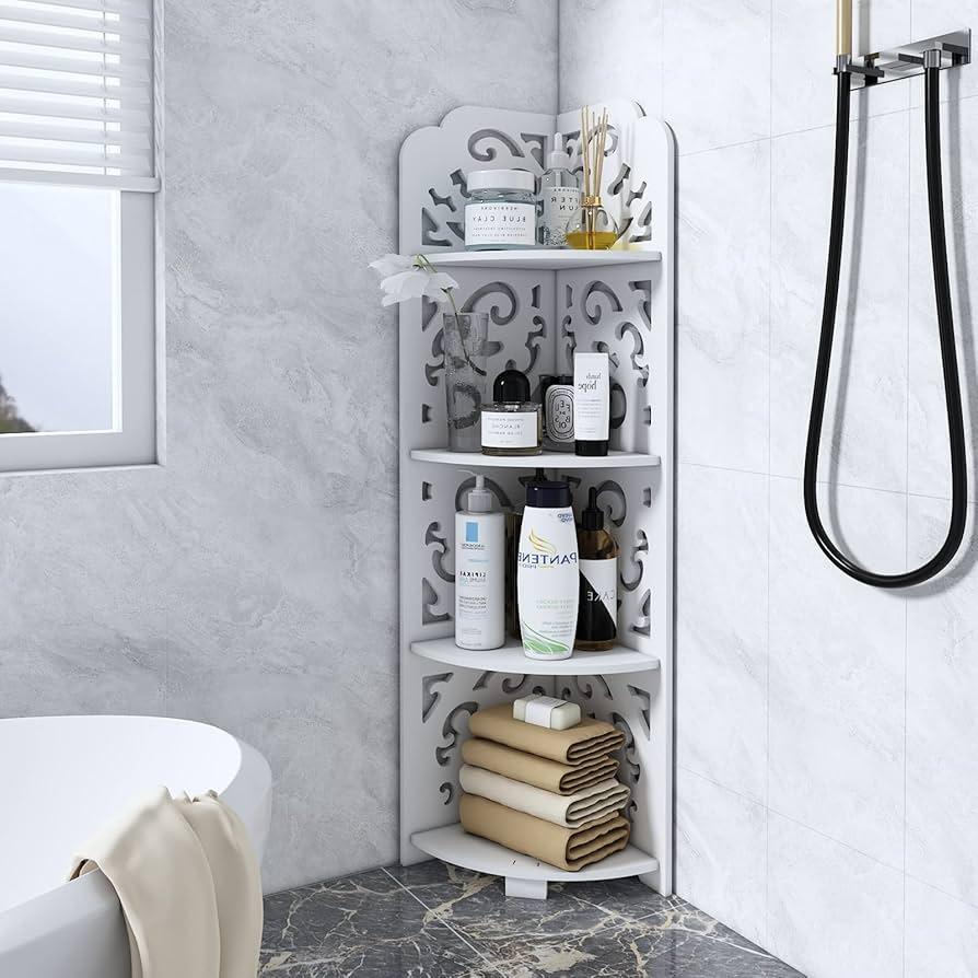 Consider ​corner‌ shelves to take​ advantage⁢ of narrow bathroom corners