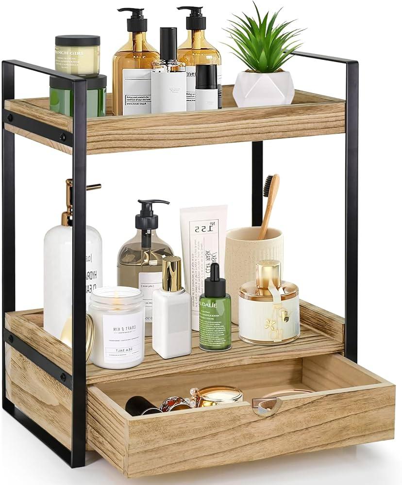 Use tiered⁤ trays to organize items in⁤ your narrow bathroom