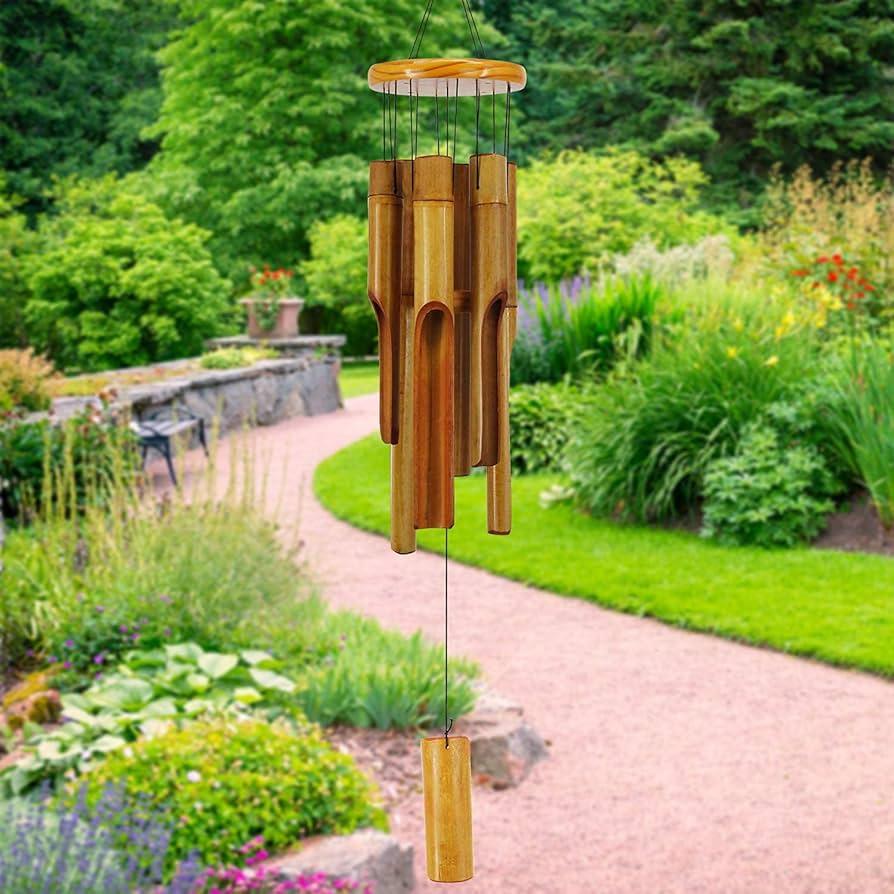 Whimsical wind ​chimes add gentle sounds to your serene‌ Zen Garden