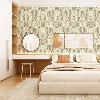 Experiment with geometric patterns for an⁣ intriguing minimalist bedroom style