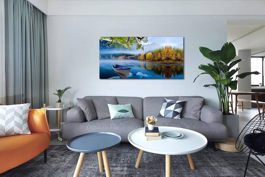 Hang ⁤nature-inspired artwork to bring the outdoors⁢ into‍ your earthy living room