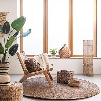 Integrate⁢ woven⁤ baskets for storage to maintain your earthy living room ⁢aesthetics