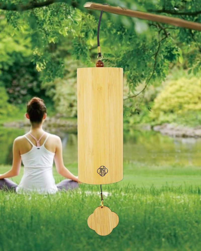 Wind chimes provide soothing sounds, harmonizing with nature in your Zen​ Garden