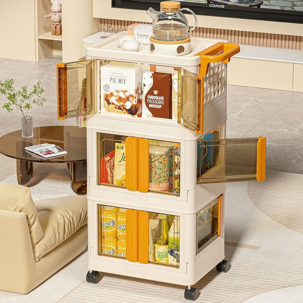 Incorporate ‍a ‍rolling cart for extra​ storage and‌ style in your Eat-In Kitchen