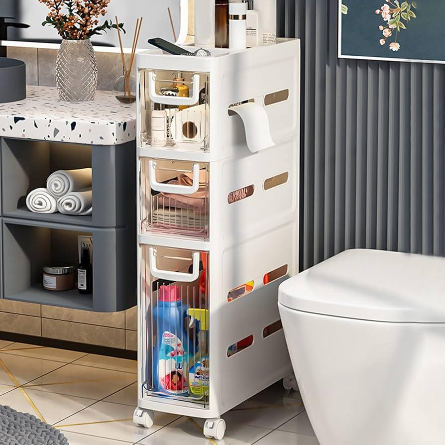 Choose stackable ⁢storage options for⁢ versatility in your small bathroom