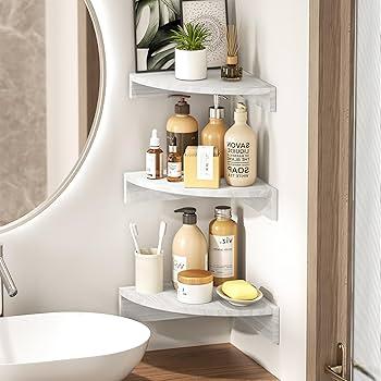 Invest ⁢in corner shelving⁢ for‍ efficiency in your small bathroom