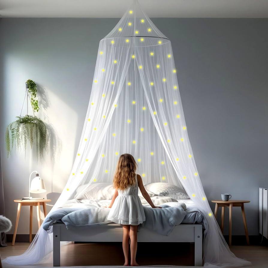 Create a cozy canopy to add a‍ whimsical touch‌ to the teen girl bedroom