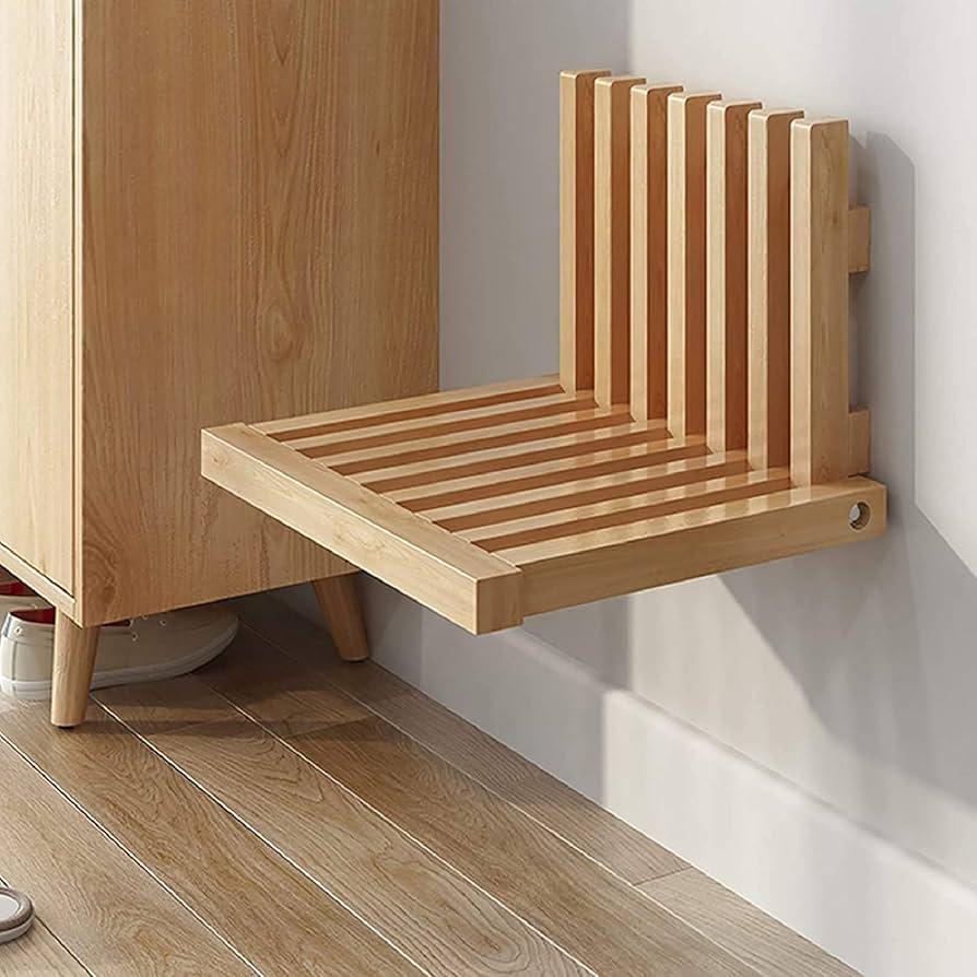 Use a fold-down bench for seating in⁢ a narrow bathroom