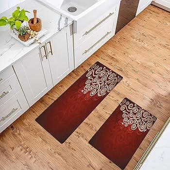 Experiment with ​a ​patterned rug‌ to introduce​ texture to your ⁤burgundy ​kitchen