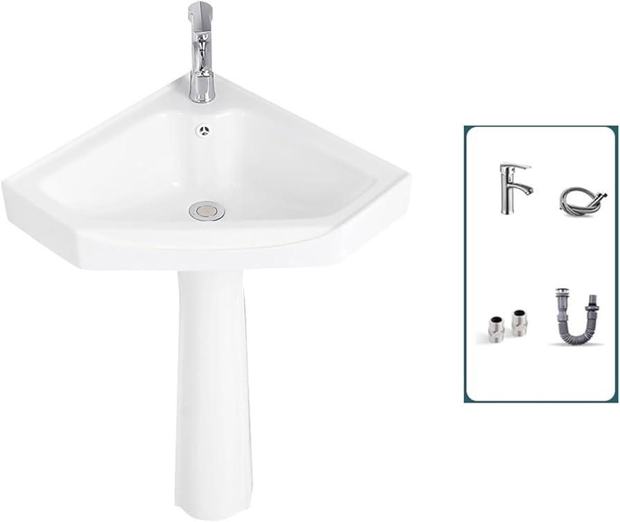 Use a pedestal sink to create more‍ floor⁢ space in small bathroom