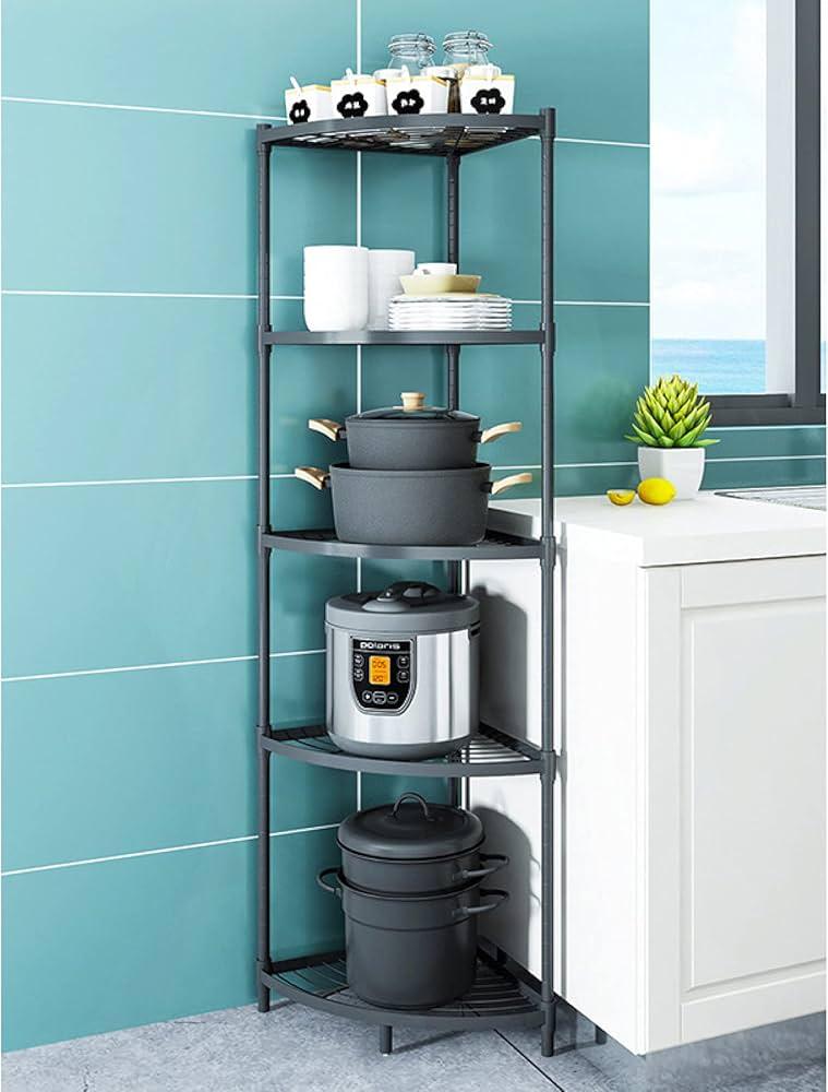 A pot rack displays beautiful‍ cookware and ‍saves space ⁣in ‍your farmhouse kitchen