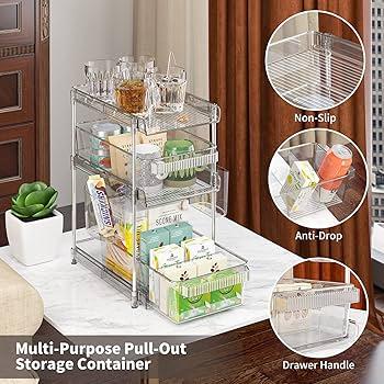 Choose clear containers for easy access ​in​ your‌ small ​bathroom