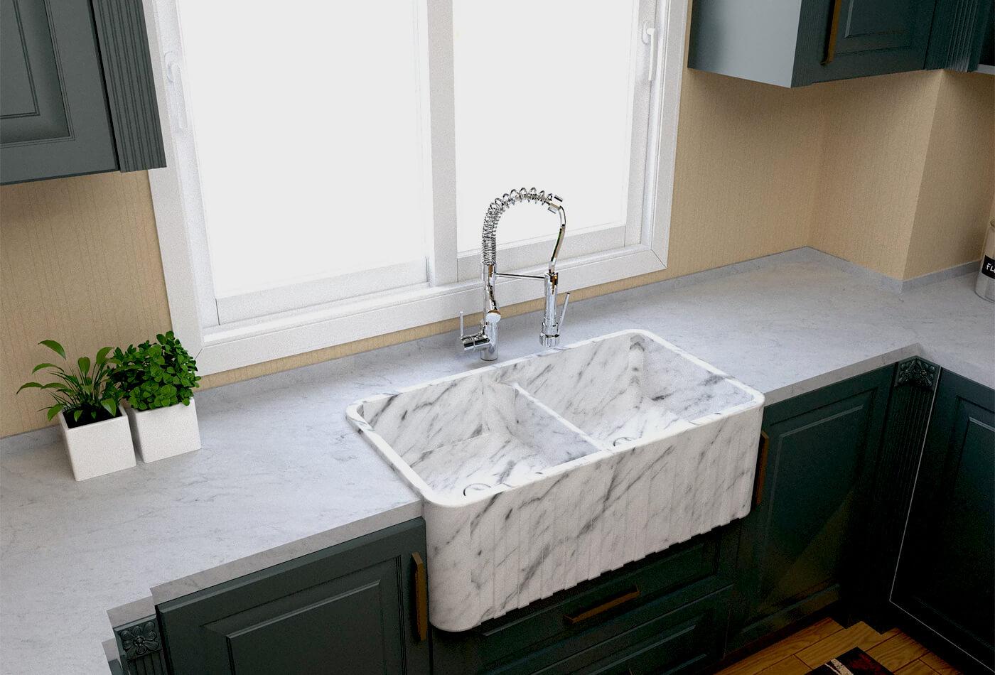 Farmhouse sinks offer functionality and style for your charming kitchen