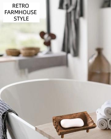 Feature handmade ‍soap dishes as ​a focal ‍point​ in farmhouse bathrooms