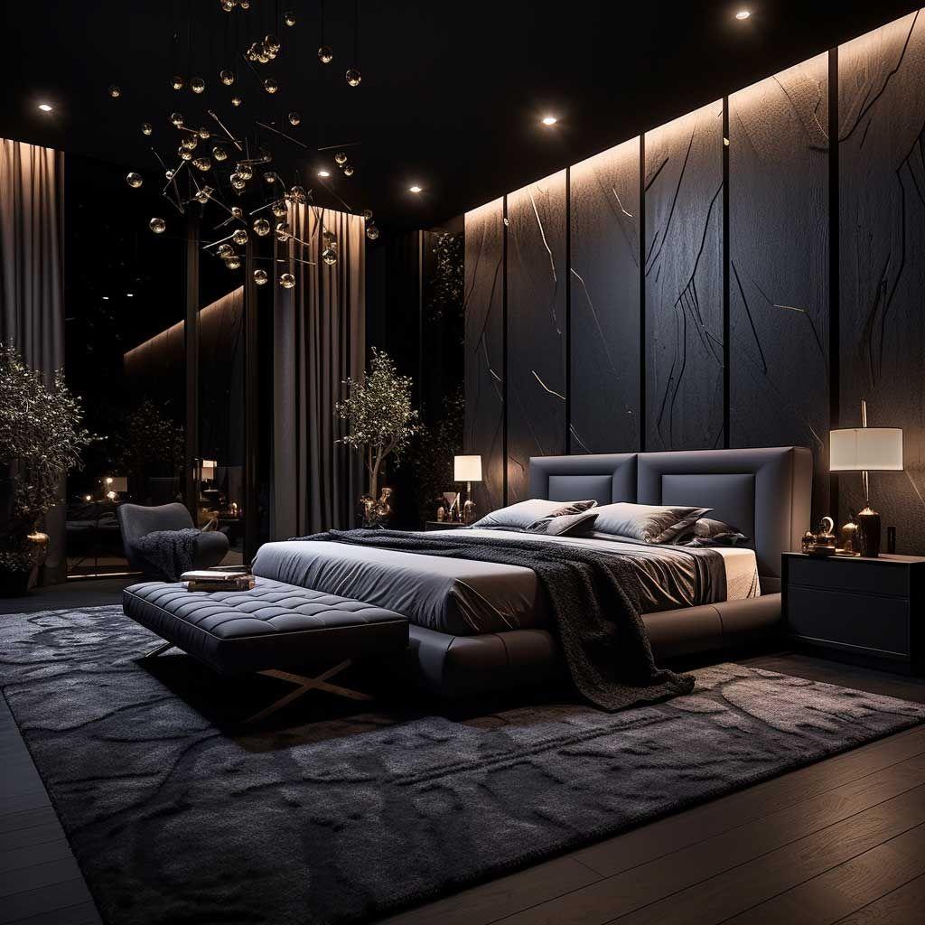 Bedroom Trend: Dark Hues ⁣for Dramatic and Bold ‍Aesthetic