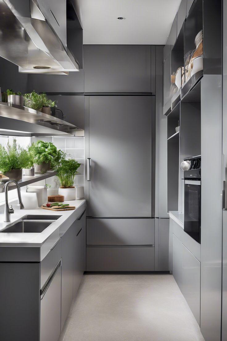 Incorporate greenery ⁣with potted herbs to breathe life into‍ your ⁣Galley ‍Kitchen