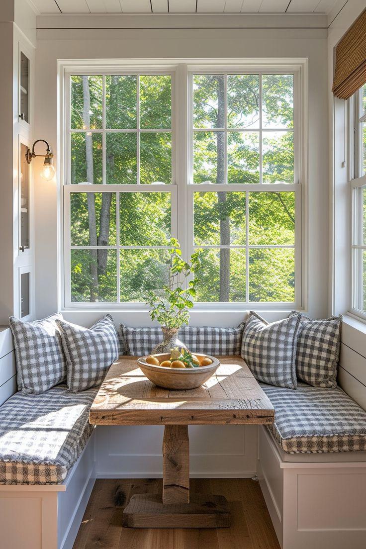 Cozy⁣ seating nooks ‍create inviting spaces in your farmhouse​ kitchen