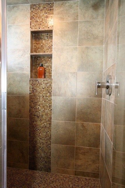 Shower Tile Design Ideas, Pictures, Remodel and Decor | Shower .