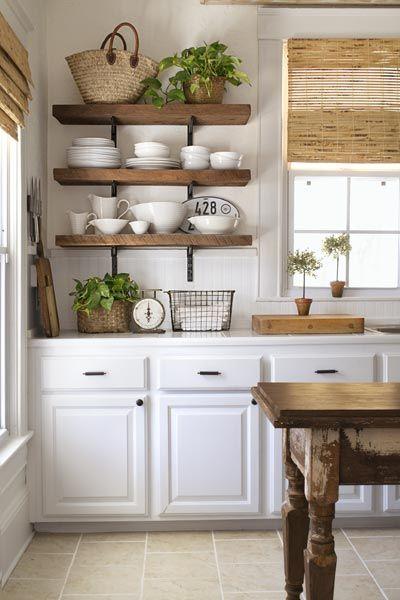 Open shelving to display charming dishware and add⁤ character to your farmhouse kitchen