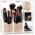 Amazon.com: HBlife Makeup Brush Holder, Acrylic Makeup Organizer .