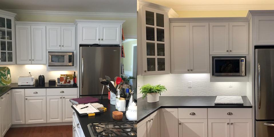 Upgrade your cabinetry ⁤with fresh paint ⁣for a modern look in your⁤ eat-in kitchen