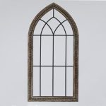Luxen Home Wood & Metal Cathedral Wall Decor-WHA799 - The Home Dep