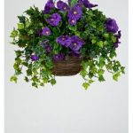 How to make an artificial hanging basket | Plants for hanging .